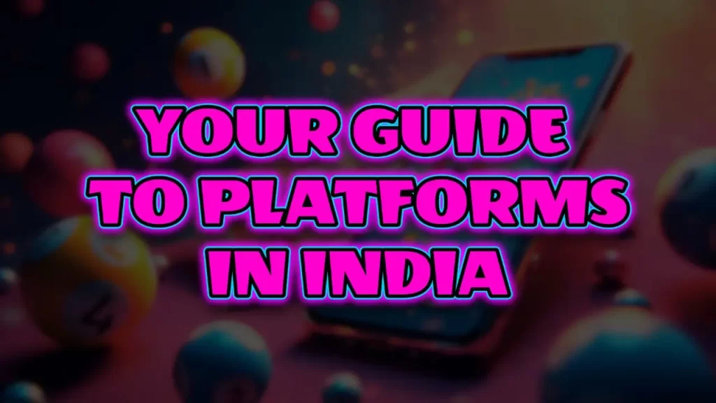 illustration text 'your guide to platforms in india