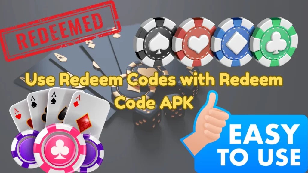 on image text " use redeem codes with redeem code apk"