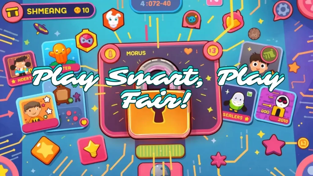 illustration text 'Play Smart play fair'