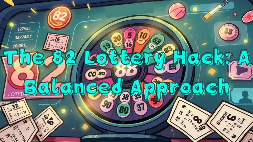 illustration text 'the 82 lottery hack balance approach'